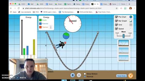 How to Use the PhET Energy Skate Park - YouTube