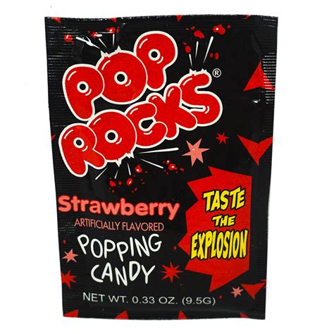 Pop Rocks Strawberry 9,5 g | Candy Store