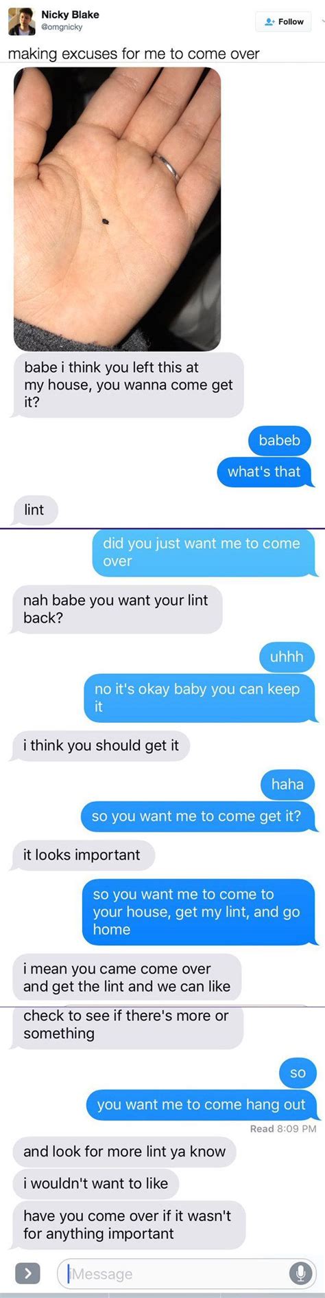 This couple who clearly really want to hang out. | Funny couples texts ...