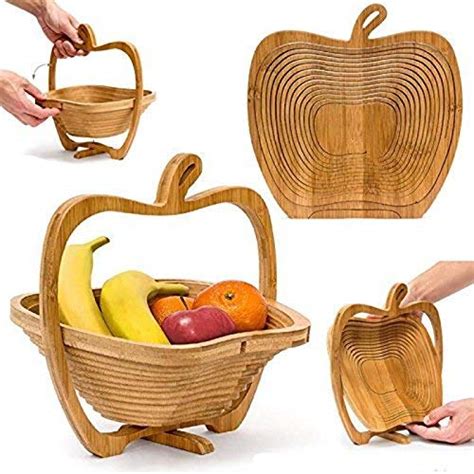 Foldable Apple- shaped Fruit Basket - ETHICA ONLINE