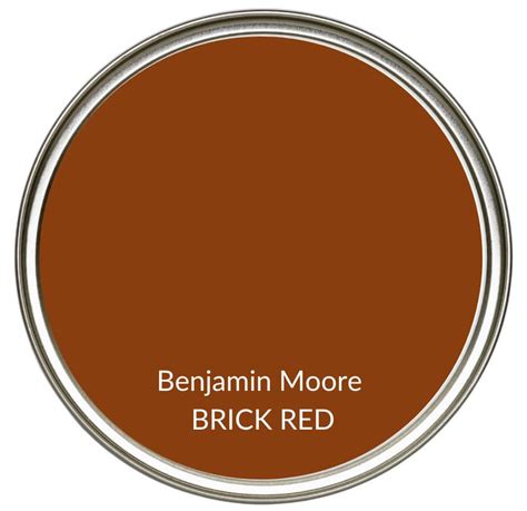 Best farmhouse country rust, red paint colour, Benjamin Moore Brick Red. Kylie M Interiors ...