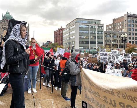 Protesters press for Gaza ceasefire – The Bay State Banner