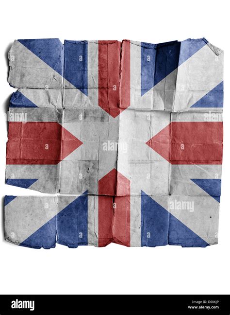 British historical mark on the old paper Stock Photo - Alamy