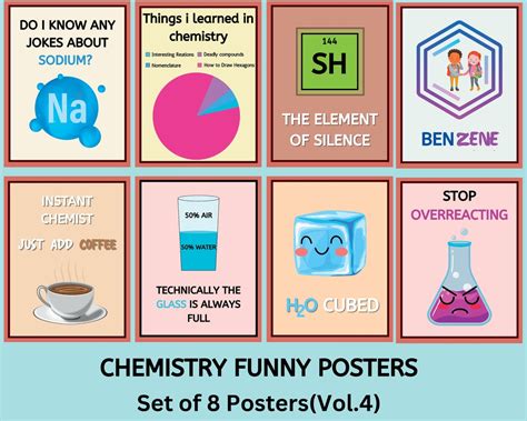 Funny Chemistry Posters Chemistry Puns Cool Jokes and Meme - Etsy