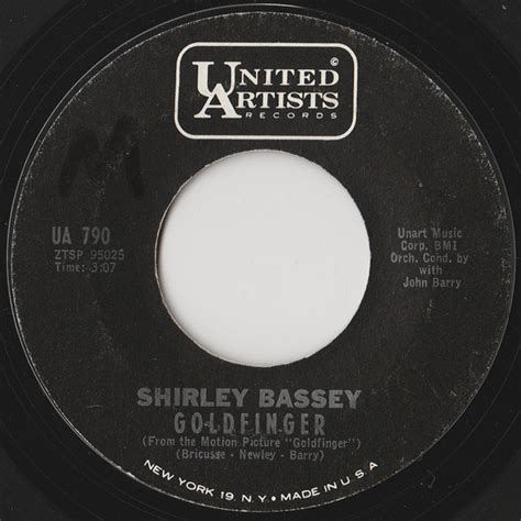 Shirley Bassey - Goldfinger (1964, Vinyl) | Discogs