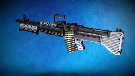M60 Machine gun - 1963 - free - Download Free 3D model by Andy Woodhead (@Andywoodhead) [093e933 ...