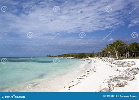 Little Stirrup Cay Morning Beach Stock Photo - Image of tourism, blue ...