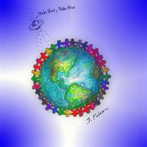 We Are The World Mixed Media by Denise F Fulmer