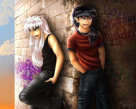 Koga and inuyasha chillin - Koga Photo (37371972) - Fanpop