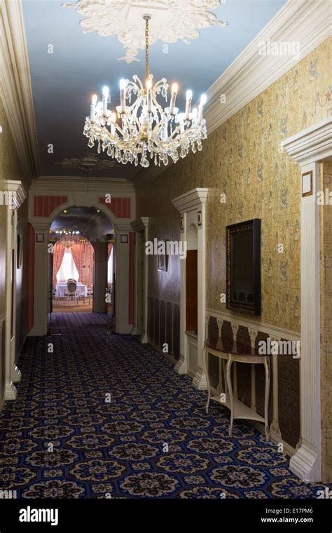 Inside the Old Ramsar Grand Hotel, Iran Stock Photo - Alamy