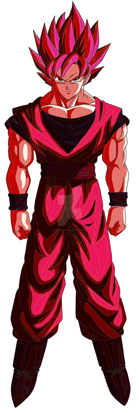 Super Kaioken Goku by LSSJBardock on DeviantArt