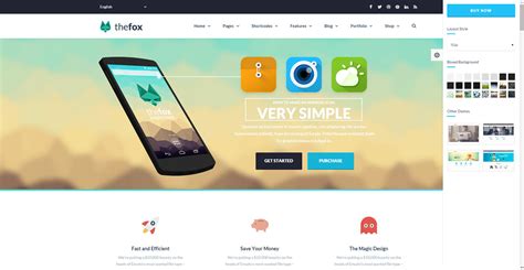 WordPress The Fox Theme | CyberTeknic