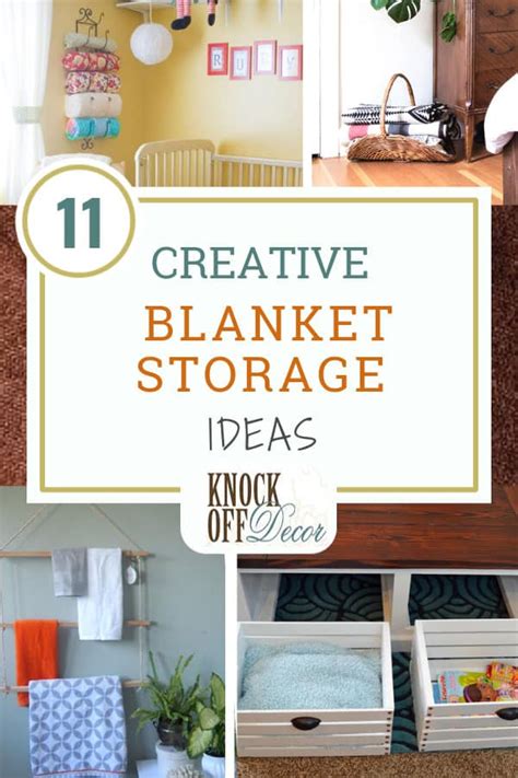 11 Best Blanket Storage Ideas - KnockOffDecor.com