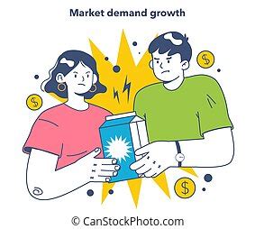 Market demand Stock Illustration Images. 8,568 Market demand illustrations available to search ...