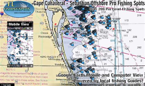 Cape Canaveral GPS Fishing Spots - Florida Fishing Spots