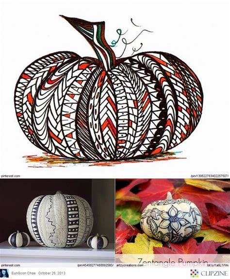 Zentangle Pumpkin Patterns | Zentangle artwork, Pumpkin pattern, Zentangle