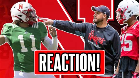 Nebraska Football Spring Game Reaction + Takeaways | Nebraska Football ...