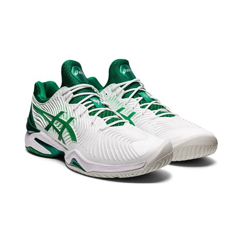 Buy ASICS Novak Djokovic Court FF All Court Shoe Men White, Green ...