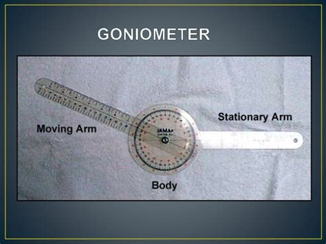 Goniometry