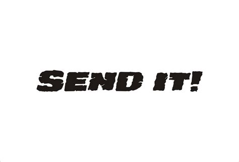 Send it vinyl decal send it vinyl sticker send it offroad | Etsy