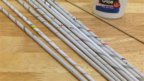 How To Make Easy Rolled Newspaper Tubes - DIY Crafts Tutorial - Guidecentral - YouTube