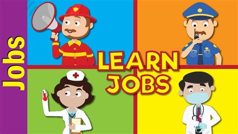 Song about jobs | Kids english, Fun songs for kids, Preschool kids