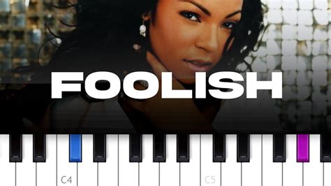 Ashanti - Foolish (piano tutorial) - YouTube