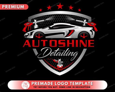 Car Detailing Logo, DIY Logo Design Template, Auto Detailing Logo, Car ...