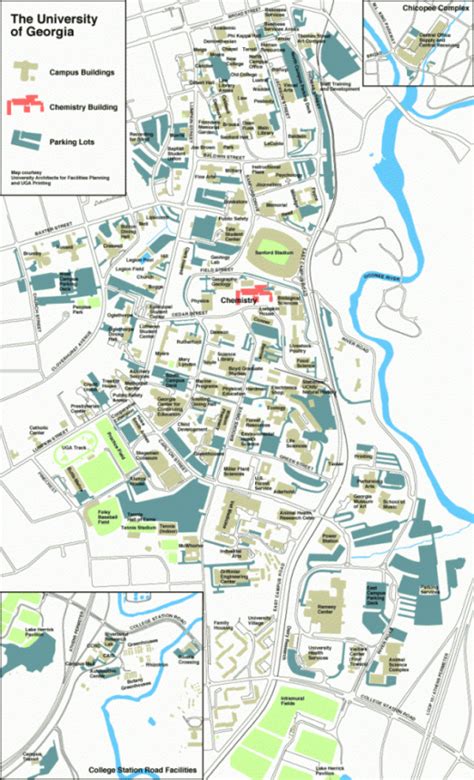 Campus Map highlighting the Chemistry Building | Department of Chemistry