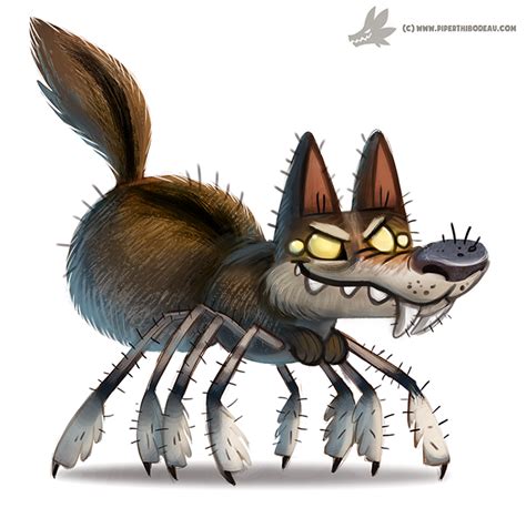 Daily Paint #1040. Wolf Spider by Cryptid-Creations on DeviantArt