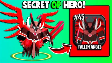 The FALLEN ANGEL Secret Hero Is OP But Costs $3,500 Robux! (The House TD) - YouTube