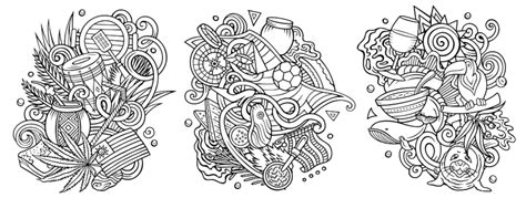 Hand Drawn Doodles Vector Hd PNG Images, Uruguay Hand Drawn Cartoon ...