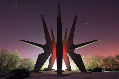 Photographer captures magnificent photos of abandoned concrete monuments around ex-Yugoslavia