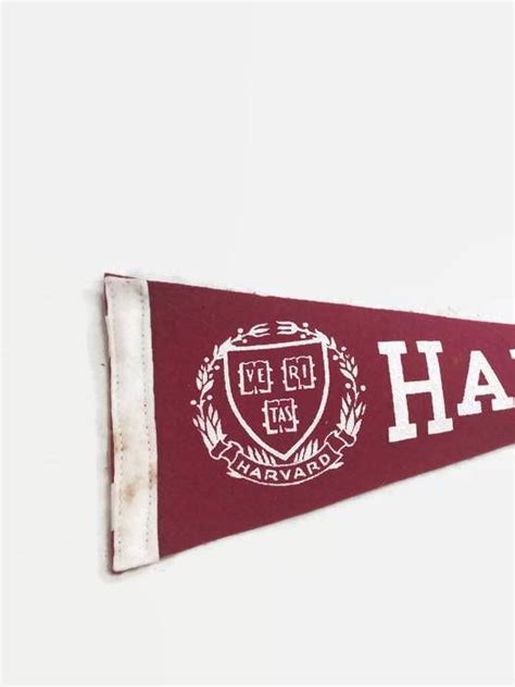 Harvard University Mini Felt Pennant Vintage College Decor | Etsy in ...