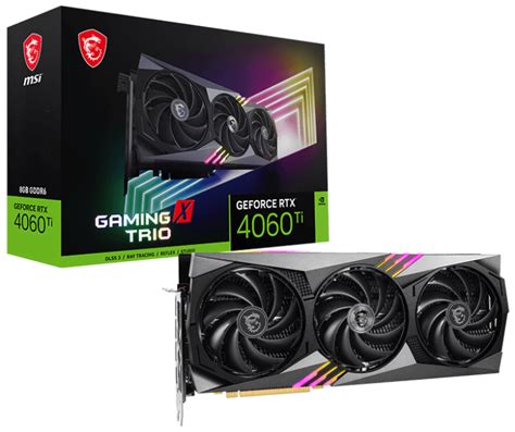 MSI RTX4060 Ti Gaming X Trio 8GB | E Cytech Dot Com