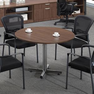 Modern Round Conference Table with Chairs Set- OfficePope.com