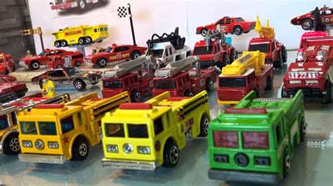 Hot Wheels FIRE TRUCKS Collection | Hot wheels, Fire trucks, Toy car