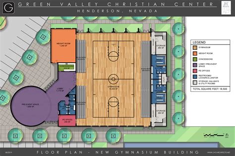 Commercial Gymnasium Floor Plan