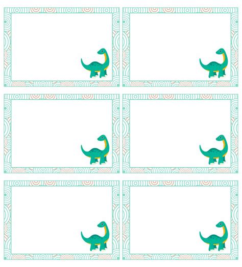 Free Printable Dinosaur Labels Free