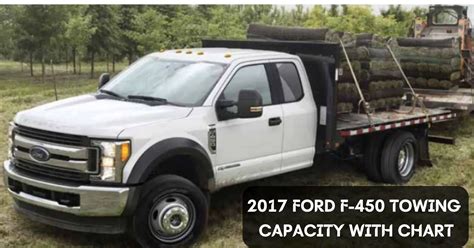 What is the 2017 Ford F-450 Towing Capacity? Explore with Chart. - The Car Towing