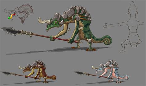 File:Lizalfos-Concept-Art.png - Zelda Dungeon Wiki, a The Legend of ...