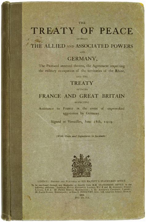 How did the Treaty of Versailles punish Germany? - WriteWork