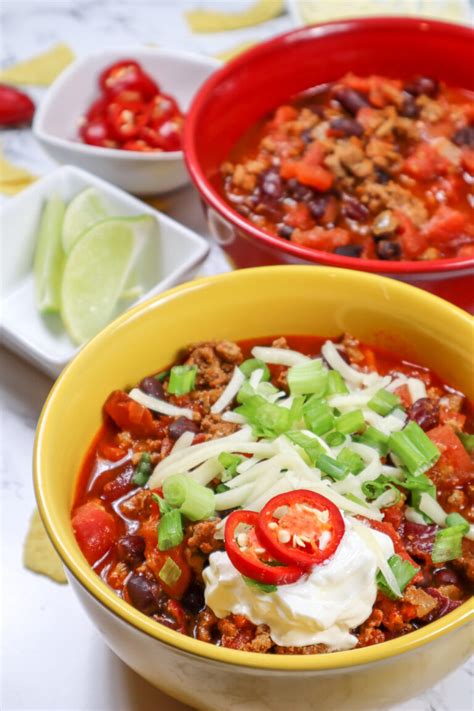 Easy Low Sodium Chili with Ground Turkey