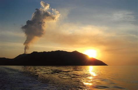 All in a day’s work, a volcano eruption near the Andaman islands ...