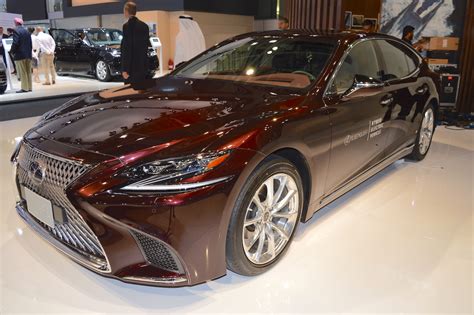 2018 Lexus LS showcased at the 2017 Dubai Motor Show