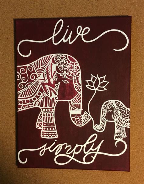 Elephant Canvas … | Elephant canvas, Canvas painting, Canvas background