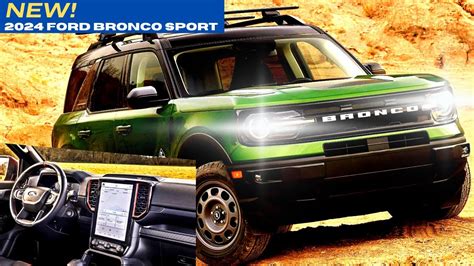 NEW 2024 Ford Bronco Sport Hybrid | Ford Bronco 2024 Interior & Exterior | Ford Bronco Sport ...