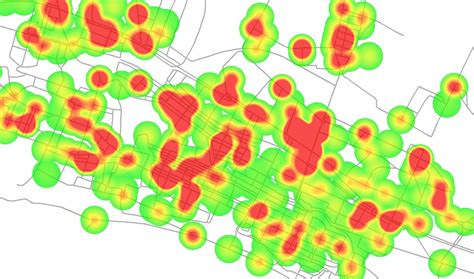 QGIS - Continuous buffer image [Heat Map] - Geographic Information Systems Stack Exchange