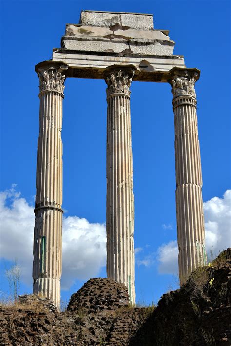 Temple of Castor and Pollux at Roman Forum in Rome, Italy - Encircle Photos