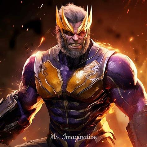 Thanos Wolverine Mashup